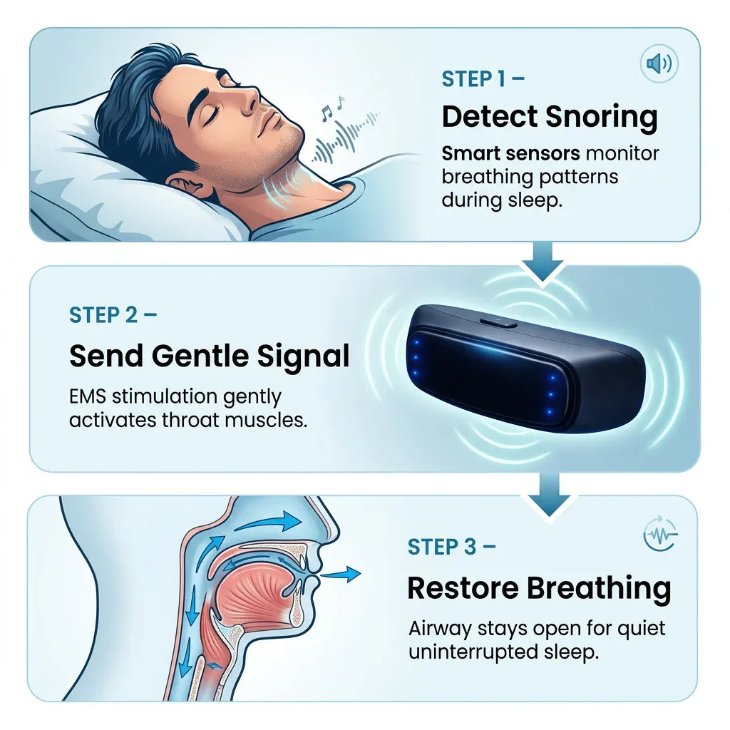 Sleepzia™ intelligent Anti Snoring Device - Sleepzia™